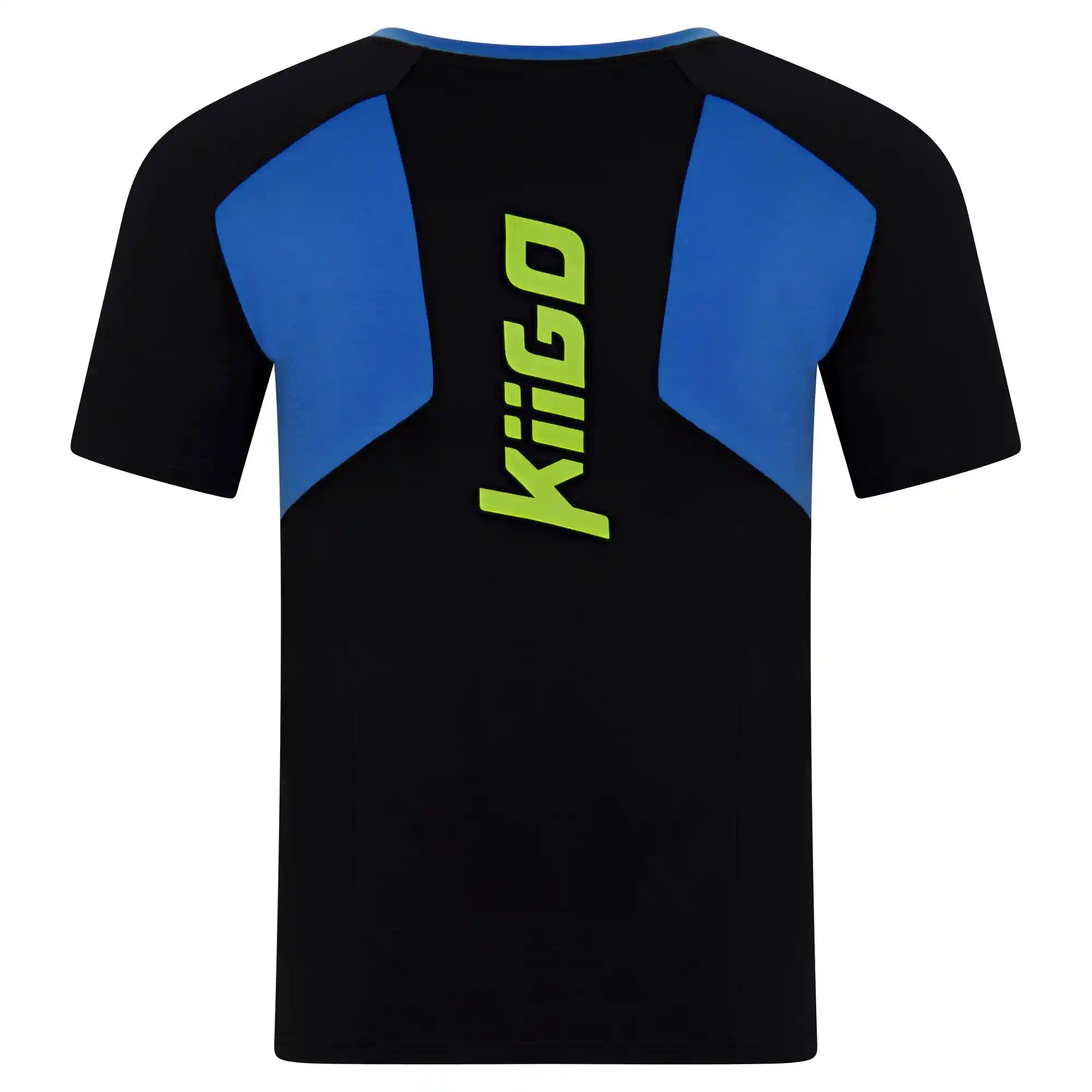 erren KiiGO T-Shirt in Schwarz. Fitness, Running, Workout. Stylisches Design aus 100% biologisch abbaubaren Fasern. Atmungsaktiv, schnelltrocknend, sportlicher Schnitt.