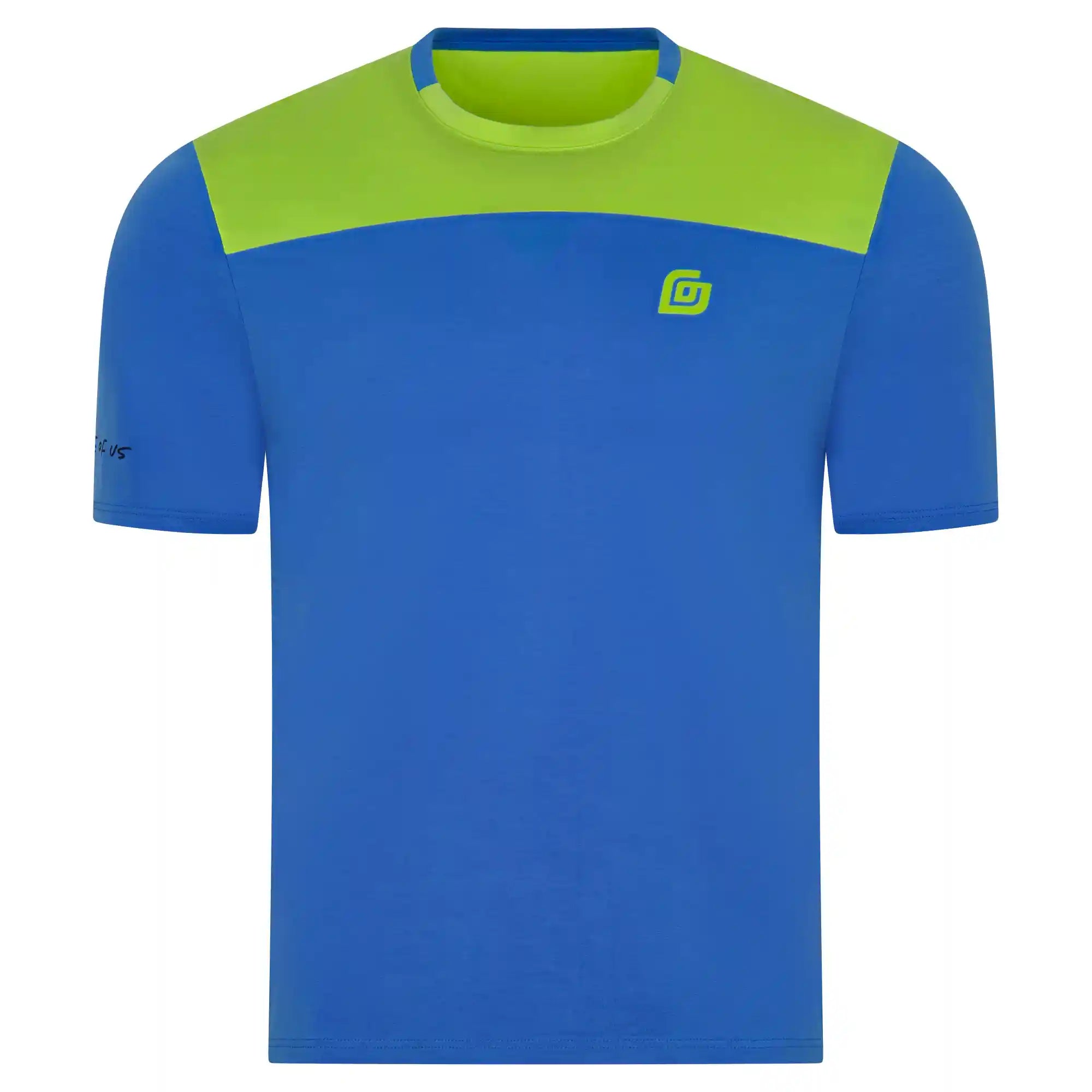 Herren KiiGO Loose-Tee in Blau. Fitness, Running, Workout. Stylisches Design aus 100% biologisch abbaubaren Fasern. Atmungsaktiv, schnelltrocknend, lockerer Schnitt.